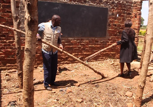 Children in classroom