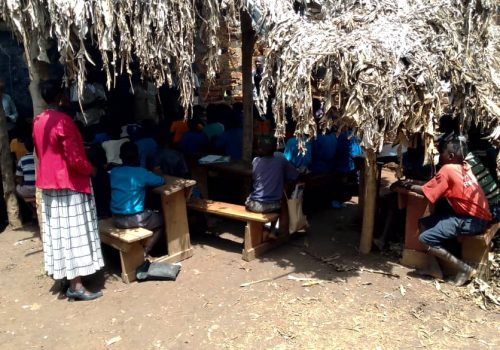 Children in classroom