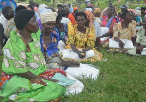 Teacher with students