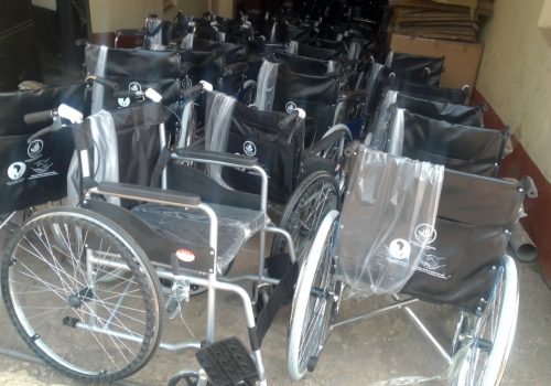 Teacher with students